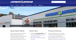 Desktop Screenshot of harbormarine.net