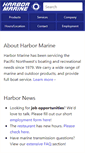 Mobile Screenshot of harbormarine.net